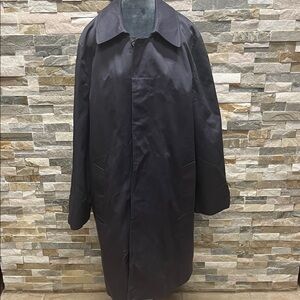 WILLIAM WALLACE Men's Black Overcoat